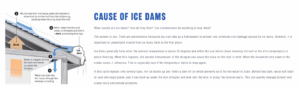 Ice Dams | DiGiorgi Roofing & Siding